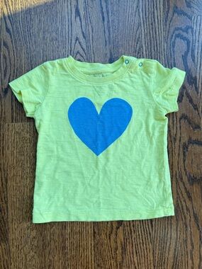 Primary Heart Tee 12-18 Months
